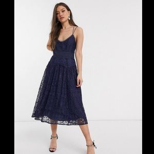 Asos Midi Lace Dress, Sz. 4